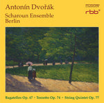 the album cover for Dvorak / Scharoun Ensemble Berlin - Bagatelles Op. 47 - Terzetto Op. 74 - String
