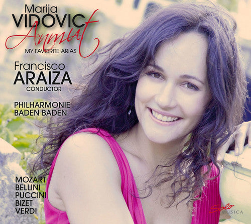 the album cover for Bellini / Vidovic / Baden Badener Philharmonie - Marija Vidovic Anmut - My Favorite Arias