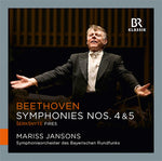 the album cover for Symphonieorchester Des Bayerischen Rundfunks - Symphony Nos. 4 & 5 - Serksnyte: Fires Fires