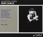 the album cover for Verdi / Roberti / Symphony Orchestra & Chorus Of - Don Carlo