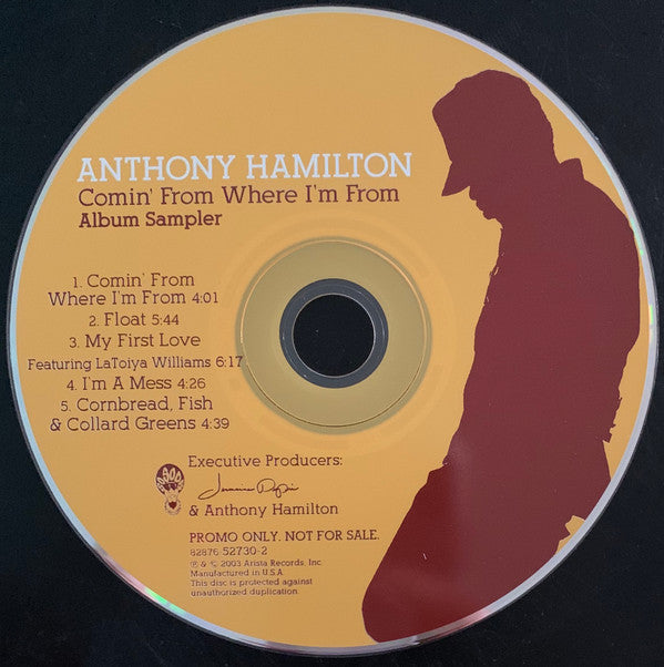 Anthony Hamilton : Comin' From Where I'm From (CD, Promo, Smplr, Car)