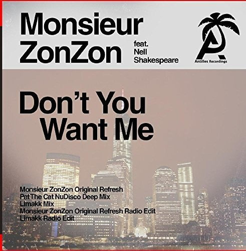 the album cover for Monsieur ZonZon - Don't You Want Me
