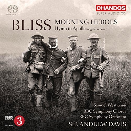 the album cover for Bliss / Bbc Symphony Chorus / Bbc Symphony Orch - Morning Heroes - Hymn to Apollo