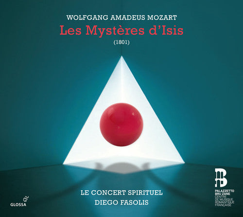 the album cover for Mozart / Flemish Radio Choir / Concert Spirituel - Les Mysteres D'isis