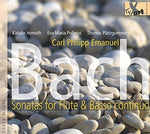 the album cover for C Bach PE / Horvath / Pollerus / Platzgummer - Sonatas for Flute & Basso Continuo