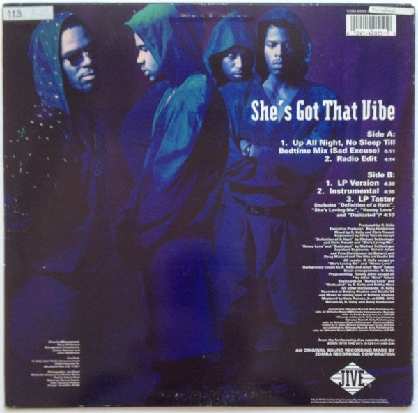 R. Kelly & Public Announcement : She's Got That Vibe (12", P/Mixed)