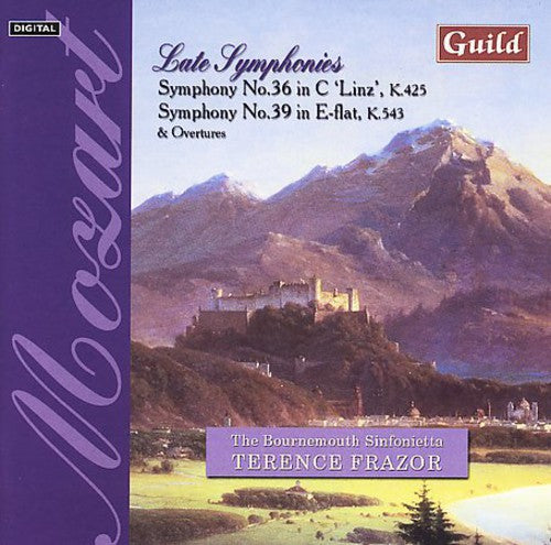the album cover for W.A. Mozart - Late Mozart Symphonies 1