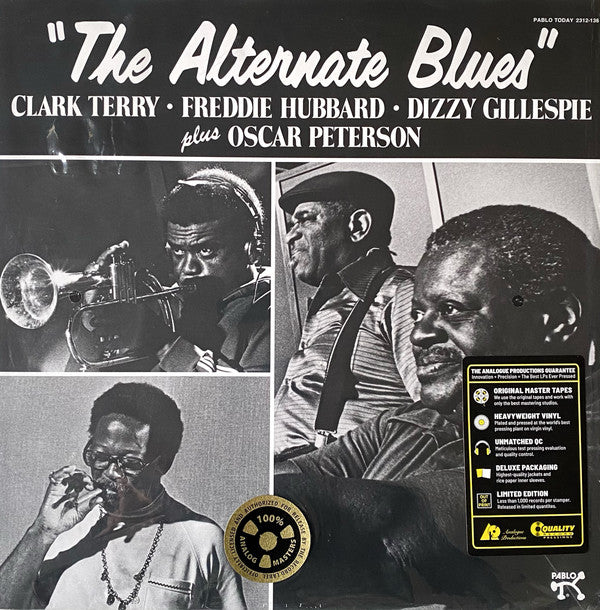 Clark Terry, Freddie Hubbard, Dizzy Gillespie Plus Oscar Peterson : The Alternate Blues (LP, Album, Ltd, Num, RE, RP, 180)