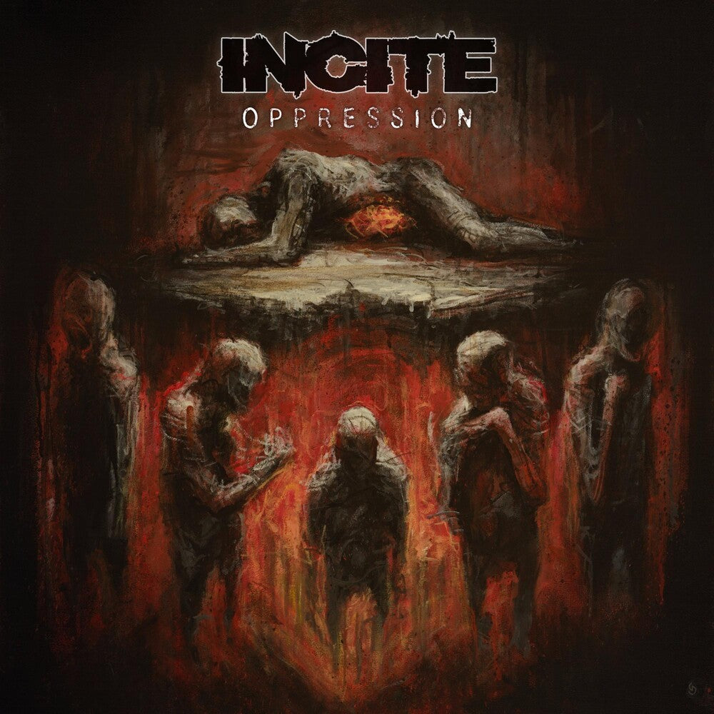 the album cover for Incite - Oppression