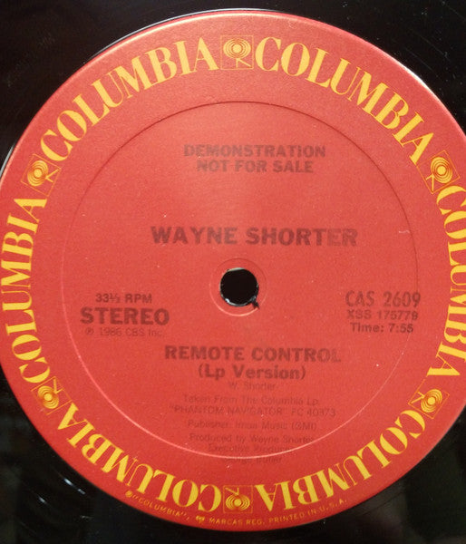 Wayne Shorter : Remote Control (12", Promo)
