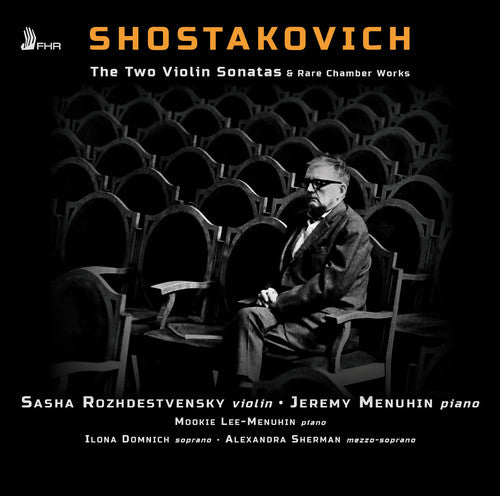 the album cover for D Shostakovich / Rozhdestvensky,Sasha - Violin Sonata Op.134 - Unfinished Violin Sonata