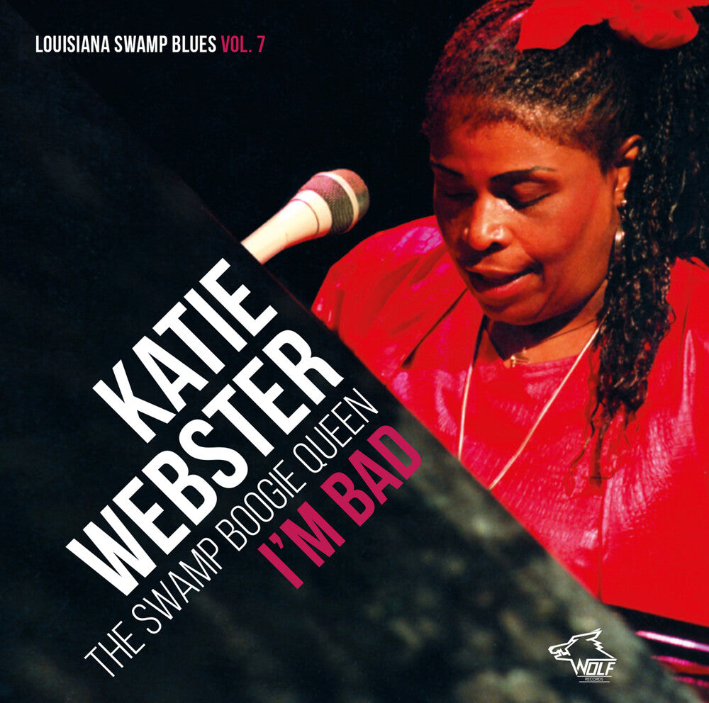 the album cover for Katie Webster - I'M BADLouisiana Swamp Blues 7