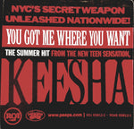 Keesha : You Got Me Where You Want (12", Promo)