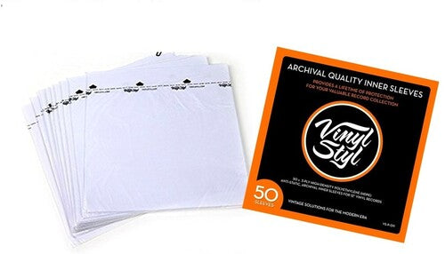 Vinyl Styl 12 Inch Archival Inner Record Sleeves - HDPE - 50 Count