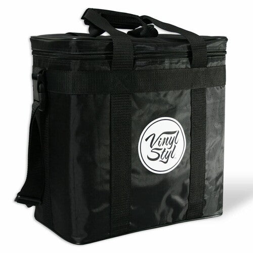 Vinyl Styl Padded Carrying Case for Records and Portable Turntables (Black)