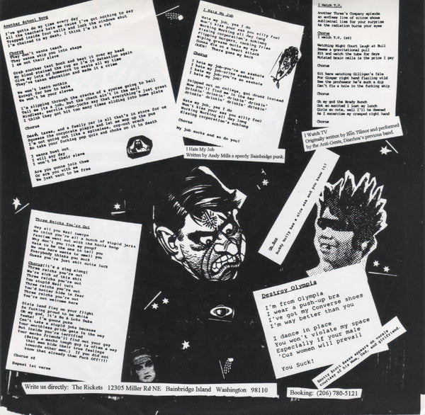 The Rickets : Destroy Olympia (7", EP)