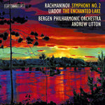 the album cover for Rachmaninov / Bergen Philharmonic Orchestra - Rachmaninov: Symphony No. 2 - Anatoly Liadov: The Enchanted Lake,Op. 62