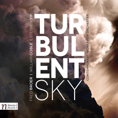 the album cover for Broer / Moravian Philharmonic Orchestra / Muzik - Turbulent Sky