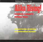 the album cover for Kahil Elzabar Ritual Trio - Alika Rising