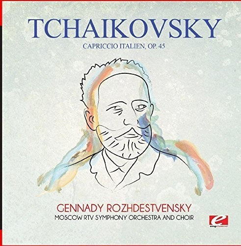 the album cover for Moscow RTV Symphony Orchestra - Tchaikovsky: Capriccio Italien, Op. 45