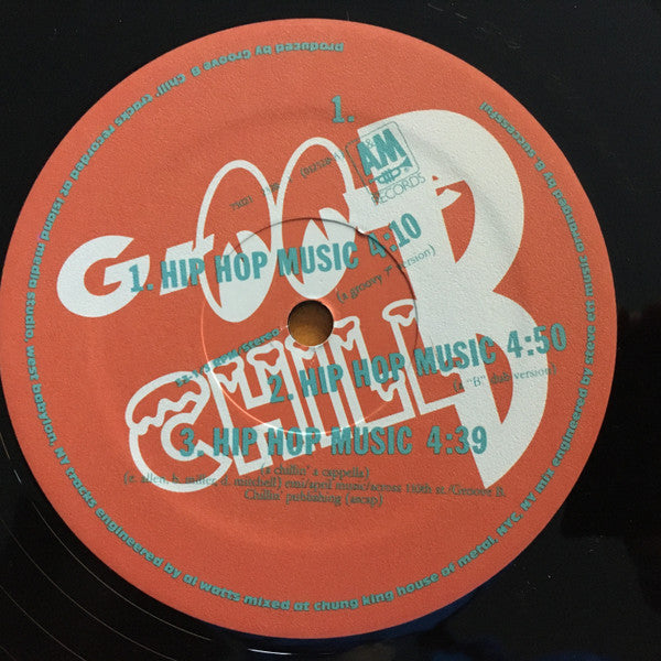 Groove B Chill : Hip Hop Music (12")