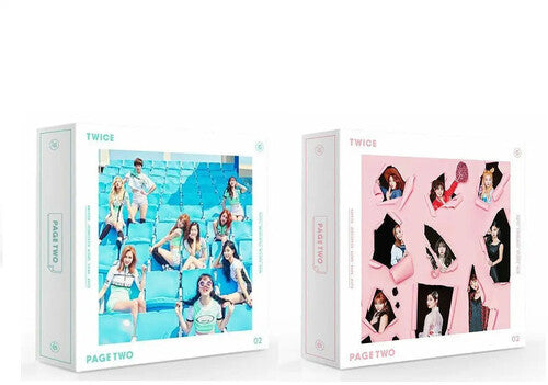 Twice - Página dos - Portada aleatoria - Edición coreana - Incluye fotolibro, guirnalda, tarjeta lenticular y tarjetas fotográficas (CD)