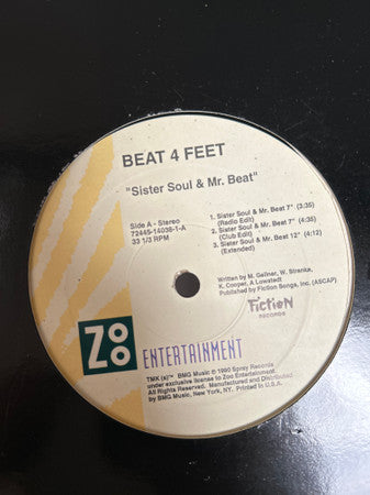 Beat 4 Feet : Sister Soul & Mr. Beat (12")