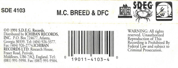 MC Breed & DFC (2) : MC Breed & DFC (Cass, Album)