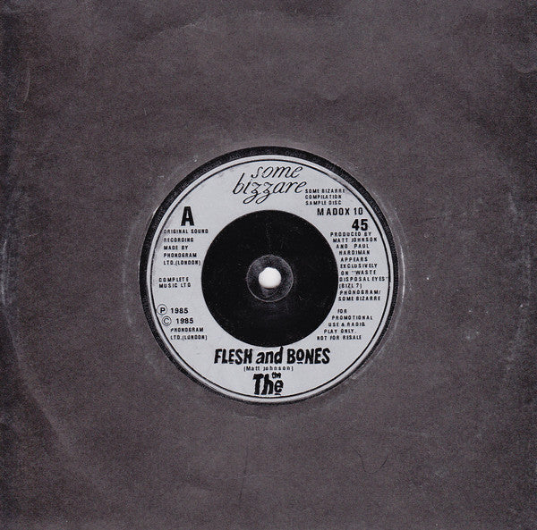 The The / Virginia Astley : Flesh And Bones / Waiting To Fall (7", Promo)