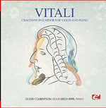 the album cover for Oliver Colbentson - Vitali: Chaconne in G Minor for Violin and Piano