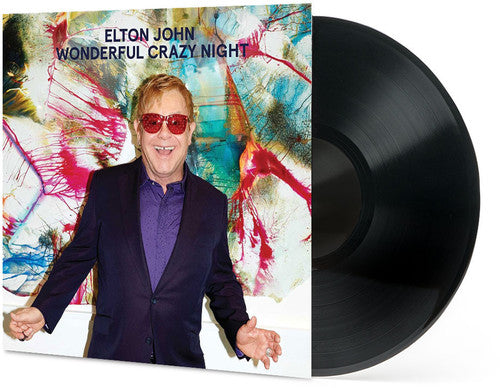 the album cover for Elton John - Wonderful Crazy Night [LP]