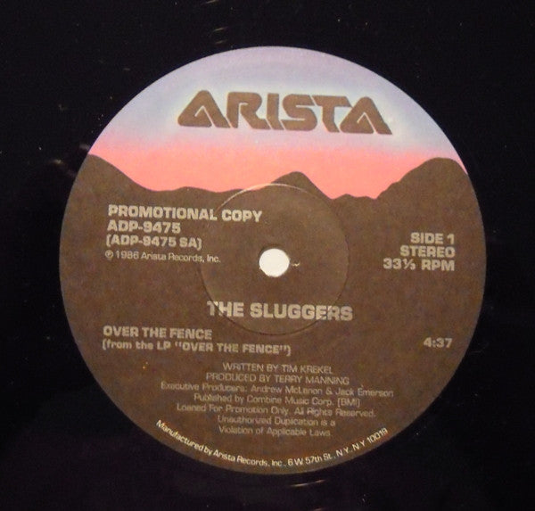 The Sluggers : Over The Fence (12", Promo)