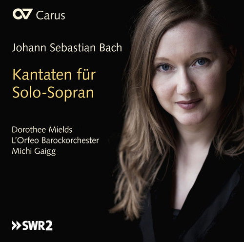 the album cover for J Bach S / Mields / Lorfeo Barockorchester - Bach: Cantatas for Soprano Solo