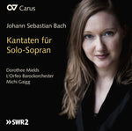 the album cover for J Bach S / Mields / Lorfeo Barockorchester - Bach: Cantatas for Soprano Solo