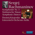 the album cover for Rachmaninov / Gurzenich Orchestra Of Cologne - Rachmaninov: Symphony No. 3