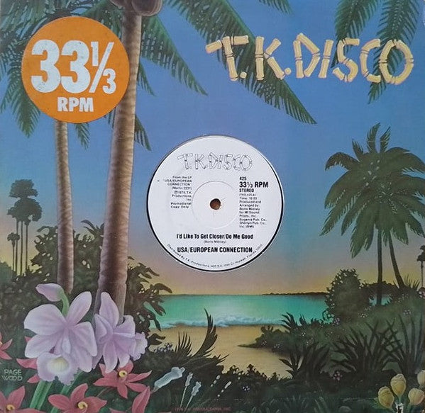 USA/European Connection* : I'd Like To Get Closer/Do Me Good (12", Promo)