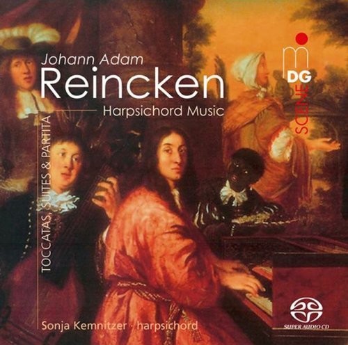 the album cover for Reincken / Sonja Kemnitzer - Reincken: Works For Harpsichord
