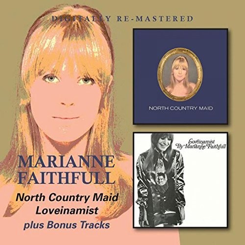 the album cover for Marianne Faithfull - North Country Maid/Loveinamist