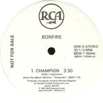 Bonfire : Champion (12", Promo)