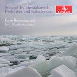 the album cover for Kabalevsky / Buranskas / Blacklow - Sonatas By Shostakovich Prokofiev & Kabalevsky