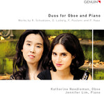 the album cover for Haas / Needleman / Lim - Duos for Oboe & Piano