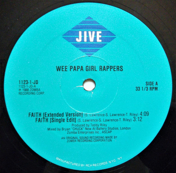The Wee Papa Girl Rappers* : Faith (12")