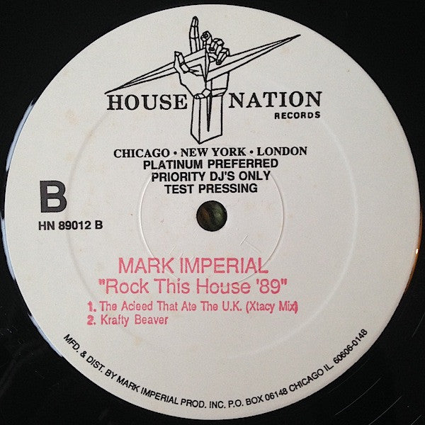 Mark Imperial : Rock This House '89 (12", TP)