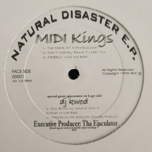 Midi Kings : Natural Disaster E.P. (12", EP)