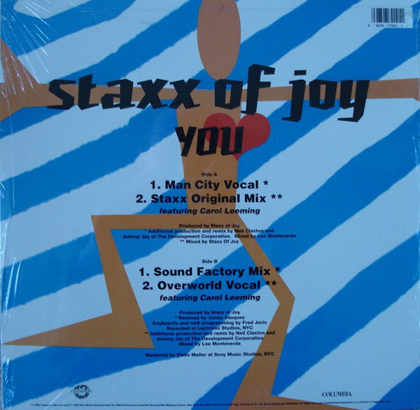 Staxx Of Joy* Featuring Carol Leeming : You (12")