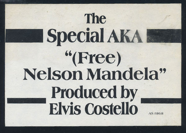 The Special AKA : (Free) Nelson Mandela (12", Promo)