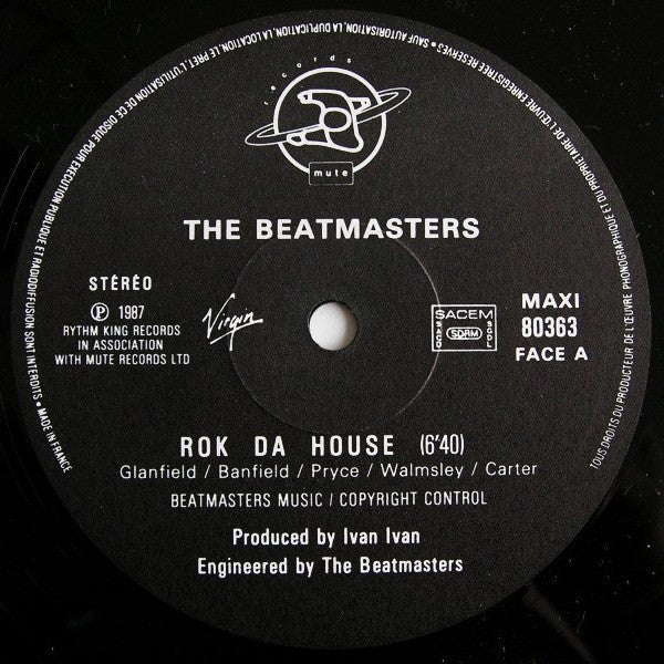 The Beatmasters Featuring The Cookie Crew : Rok Da House (12", Maxi)