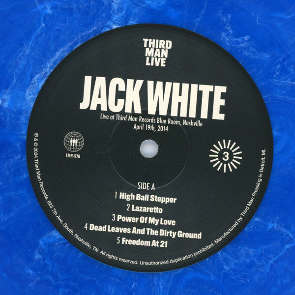 Jack White (2) / Witch (3) / Dinosaur Jr. / Mudhoney : Third Man Live (3xLP, Blu + 7", Blu + Box)