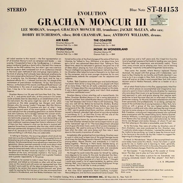 Grachan Moncur III : Evolution (2x12", Album, Ltd, Num, RE, RM, Gat)