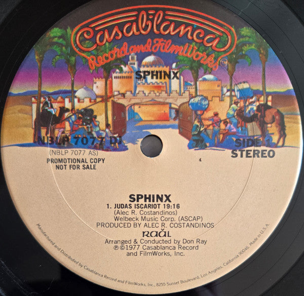 Sphinx (4) : Judas Iscariot / Simon Peter (LP, Album, Promo, San)